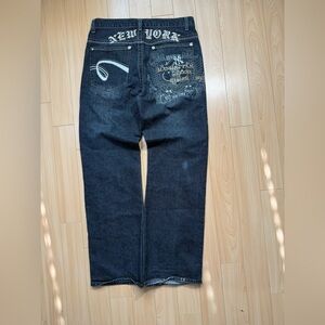 Skechers Men's Denim Jeans with Embroidery